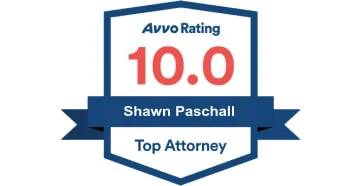 Avvo Rating 10.0 Shawn Paschall Top Attorney